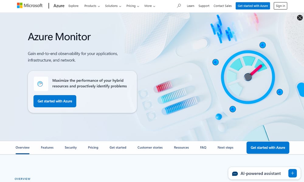 Best Frontend Performance Monitoring Tools 2025: Your Complete Guide to Speed, Errors & User Experience 21 Azure Monitor