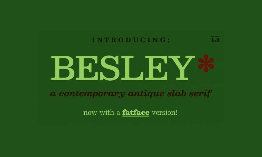 58 Best Free Variable Fonts That Will Transform Your Web Design in 2025 33 Besley