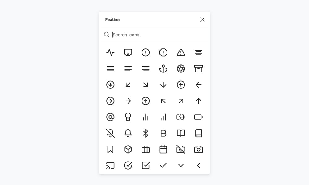 Essential Figma Plugins Every Designer Needs in 2025: 72 Game-Changing Tools to Transform Your Workflow 36 Feather Icons