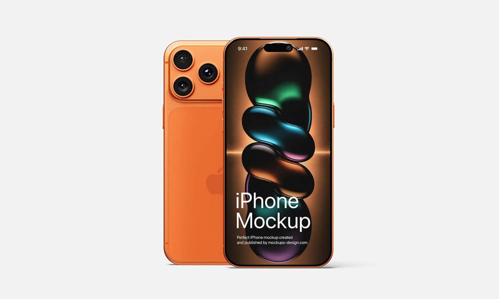 The Best Free iPhone 17 Mockups 20 Free iPhone 17 Mockup Template PSD