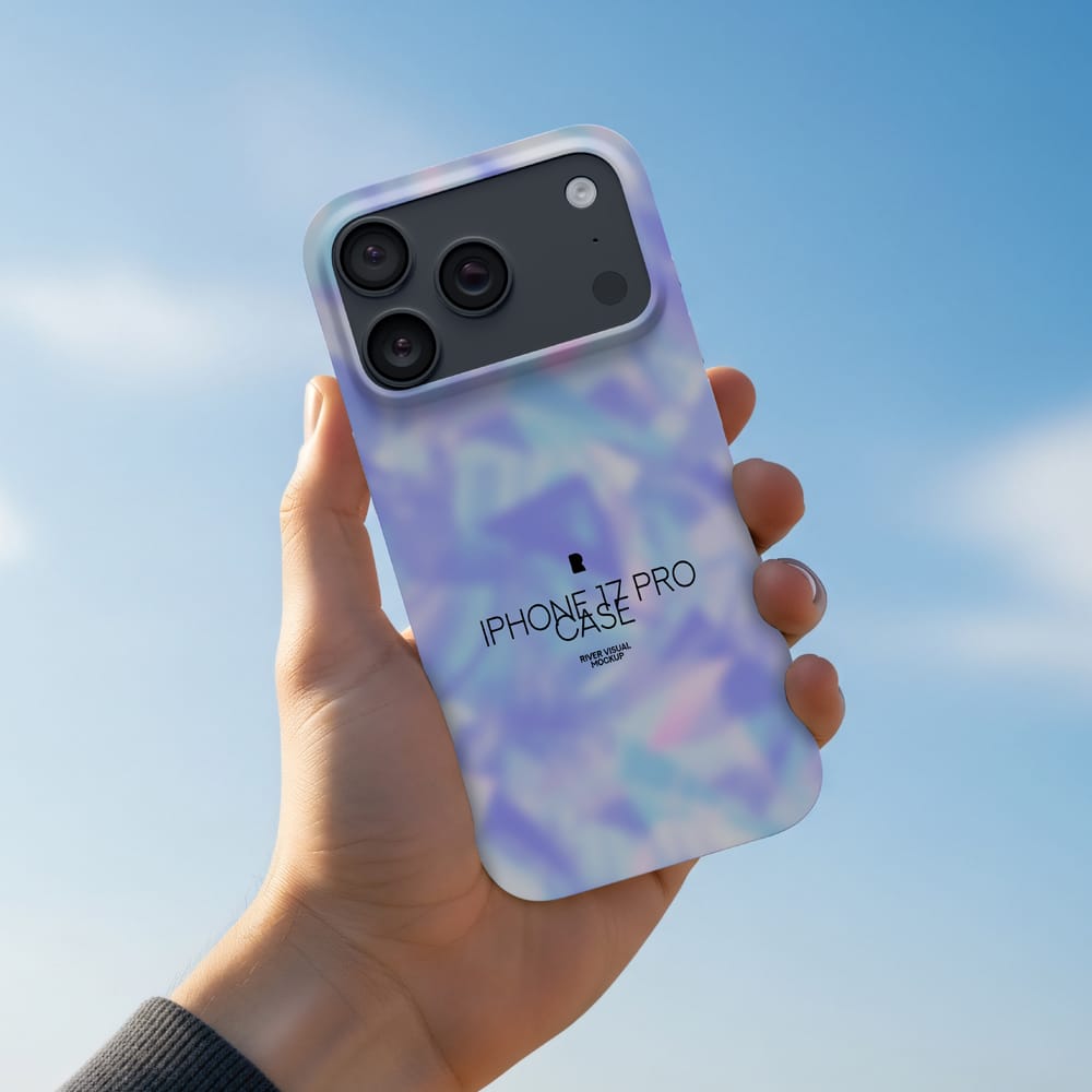 Free iPhone 17 Pro Custom Case Mockup PSD 1 Free iPhone 17 Pro Custom Case Mockup PSD
