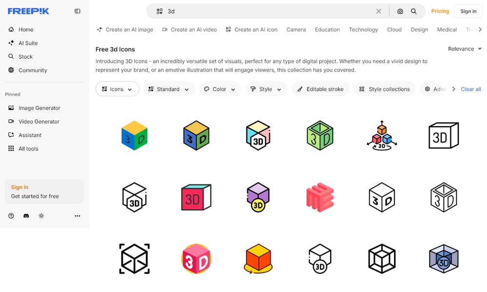 25 Best Free 3D Icons and Illustration Packs for UI Design 2025: A Designer's Complete Guide 5 Freepik 3D Icons