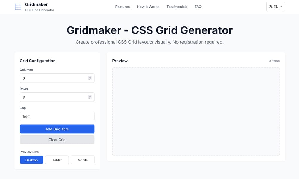 20 Best Free CSS Grid Generators and Frameworks That'll Transform Your Layout Workflow in 2025 12 Gridmaker
