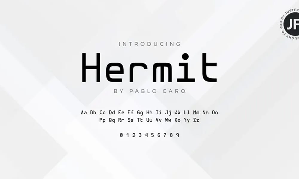 65+ Best Free Monospace Fonts for Coding & Design (2024-2025) 19 Hermit