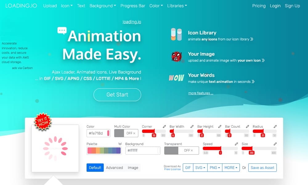 Best Animated Icon Libraries for React in 2025: 15+ Tools That Will Make Your UI Pop 12 loading.io