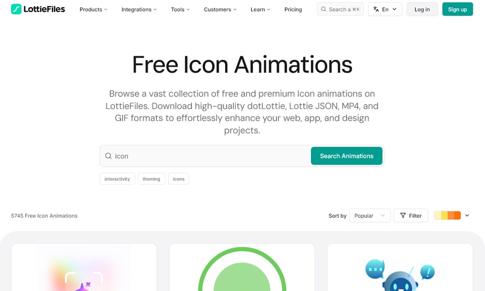 Best Animated Icon Libraries for React in 2025: 15+ Tools That Will Make Your UI Pop 5 Lottiefiles