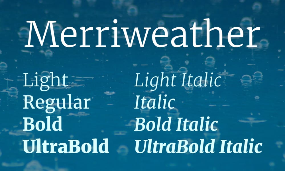 58 Best Free Variable Fonts That Will Transform Your Web Design in 2025 32 Merriweather Font