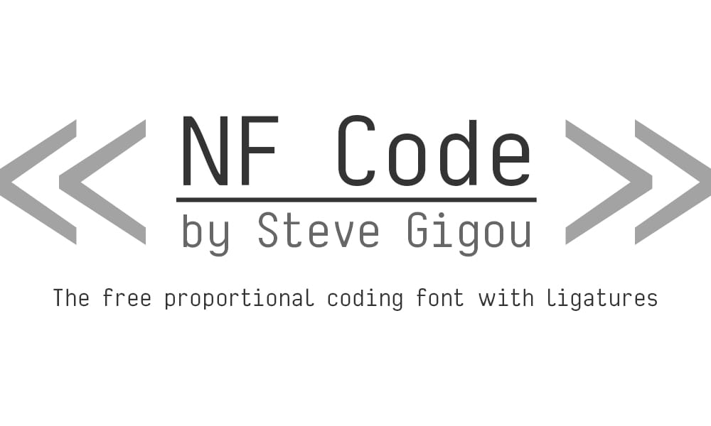 65+ Best Free Monospace Fonts for Coding & Design (2024-2025) 48 NF Code Font