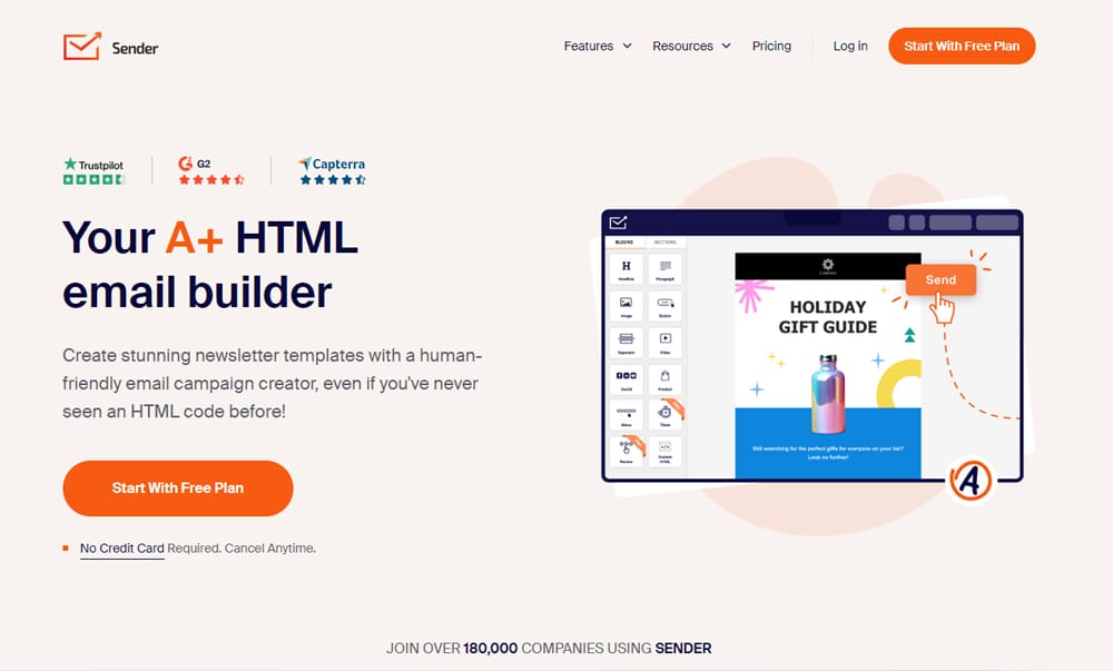 22 Best HTML Email Template Builders for 2025 | AMP & Accessibility Ready 11 Sender