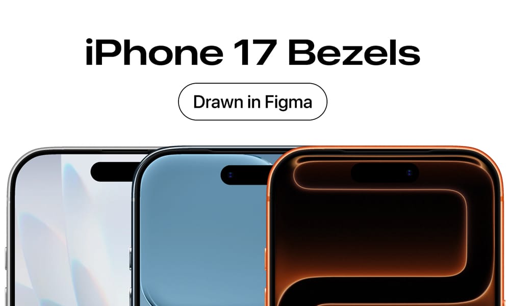 The Best Free iPhone 17 Mockups 16 Figma vector mockups of iPhone 17 series with scalable device frames.