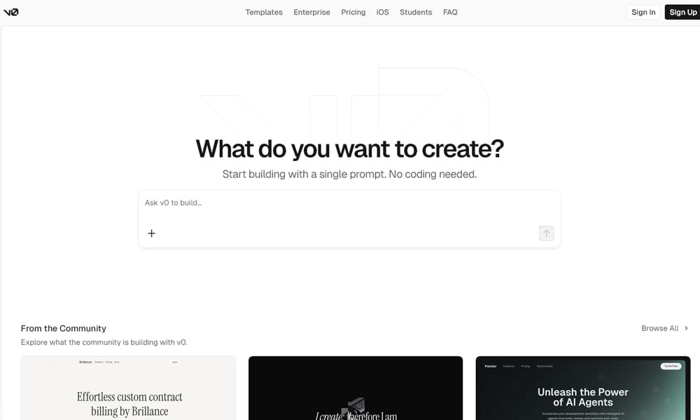 40+ Essential Web Development Workflow Tools Every Developer Needs in 2025 3 v0 by Vercel