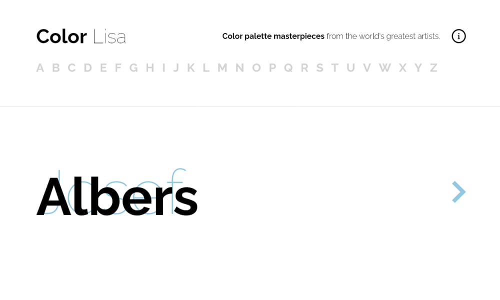 29 Best Color Palette Generator Tools for Designers (2025 Guide) 23 ColorLisa list of palettes inspired by famous art masterpieces