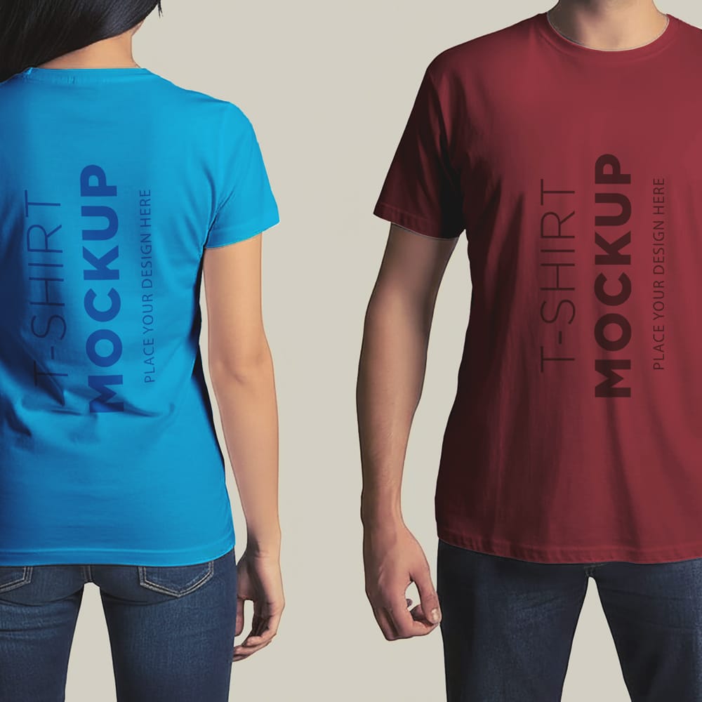 Free Branding T-Shirt Mockup PSD 1 Free Branding T-Shirt Mockup PSD