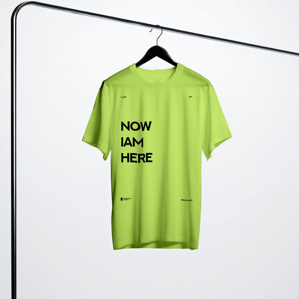 Free Photo Studio T-Shirt Mockup PSD 1 Free Photo Studio T-Shirt Mockup PSD
