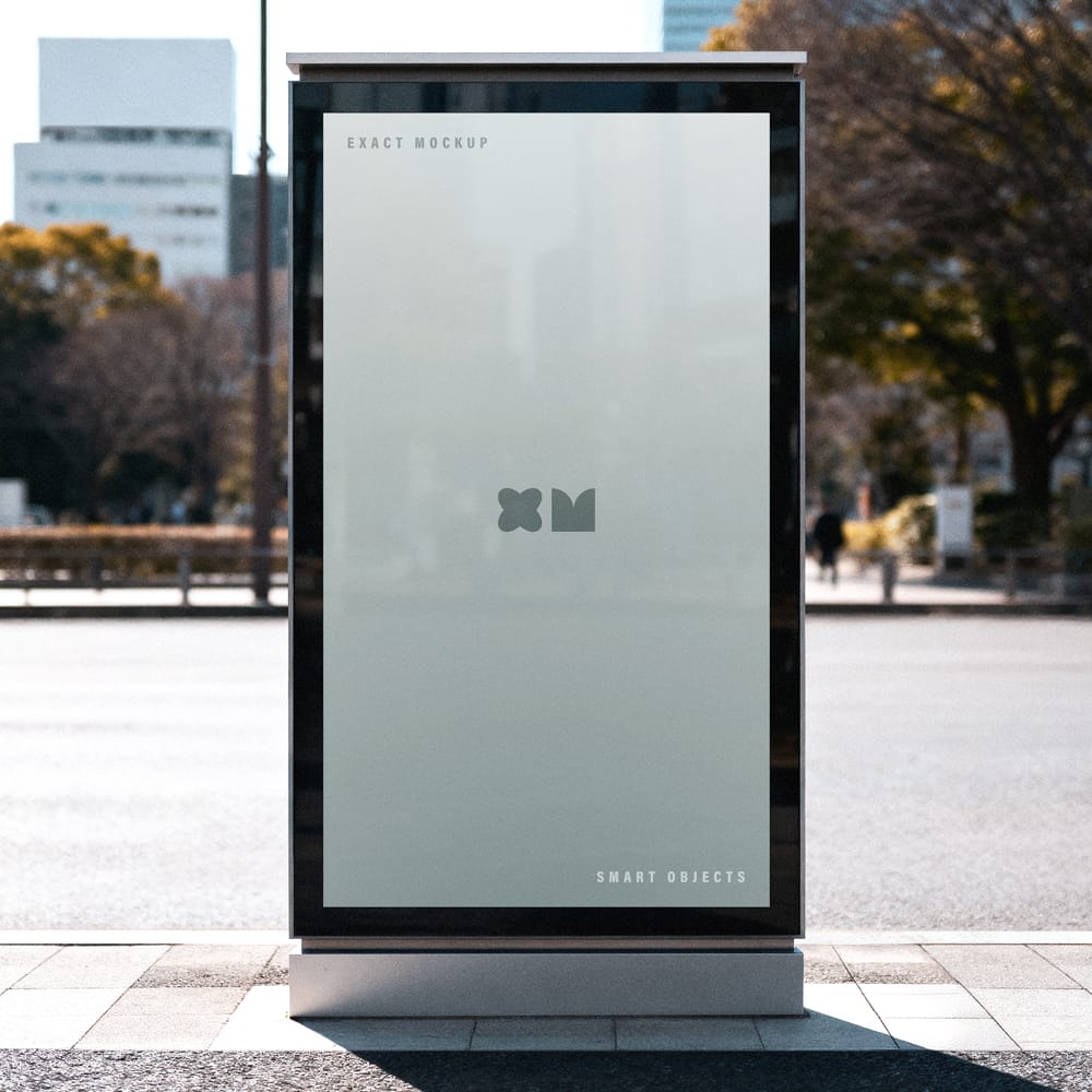 Free Vertical Street Signage Mockup PSD 1 Free Vertical Street Signage Mockup PSD