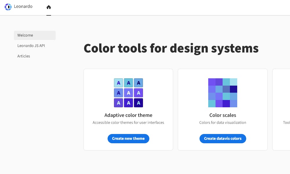 29 Best Color Palette Generator Tools for Designers (2025 Guide) 8 Leonardo Color tool visualizing contrast ratios for accessible UI design tokens