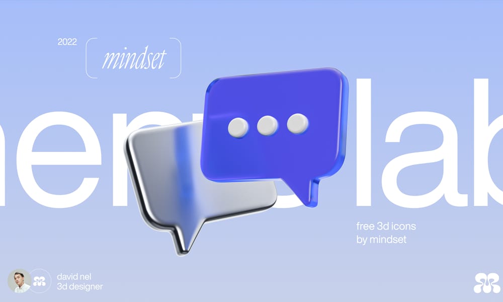 25 Best Free 3D Icons and Illustration Packs for UI Design 2025: A Designer's Complete Guide 22 Mindset 3D Icons