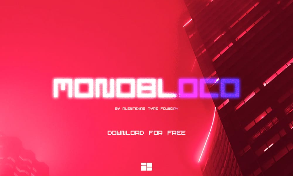 65+ Best Free Monospace Fonts for Coding & Design (2024-2025) 47 Monobloco Font
