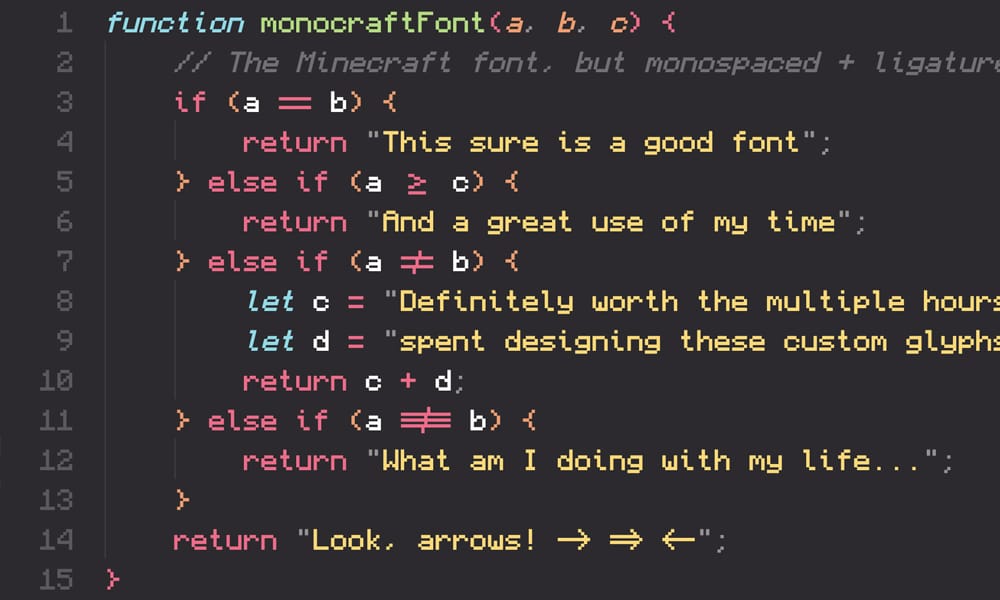 65+ Best Free Monospace Fonts for Coding & Design (2024-2025) 26 Monocraft
