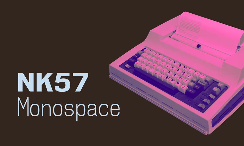 65+ Best Free Monospace Fonts for Coding & Design (2024-2025) 49 NK57 Monospace Font