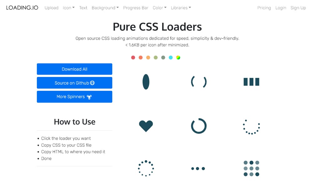 CSS Loading Spinners You Can Copy & Paste: 31 Best Tools for 2025 2 Pure CSS Loaders