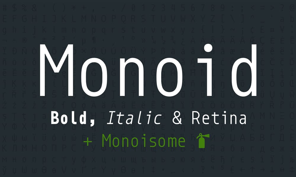 65+ Best Free Monospace Fonts for Coding & Design (2024-2025) 20 monoid