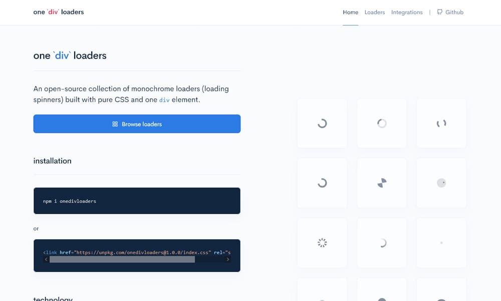 CSS Loading Spinners You Can Copy & Paste: 31 Best Tools for 2025 22 one div loaders