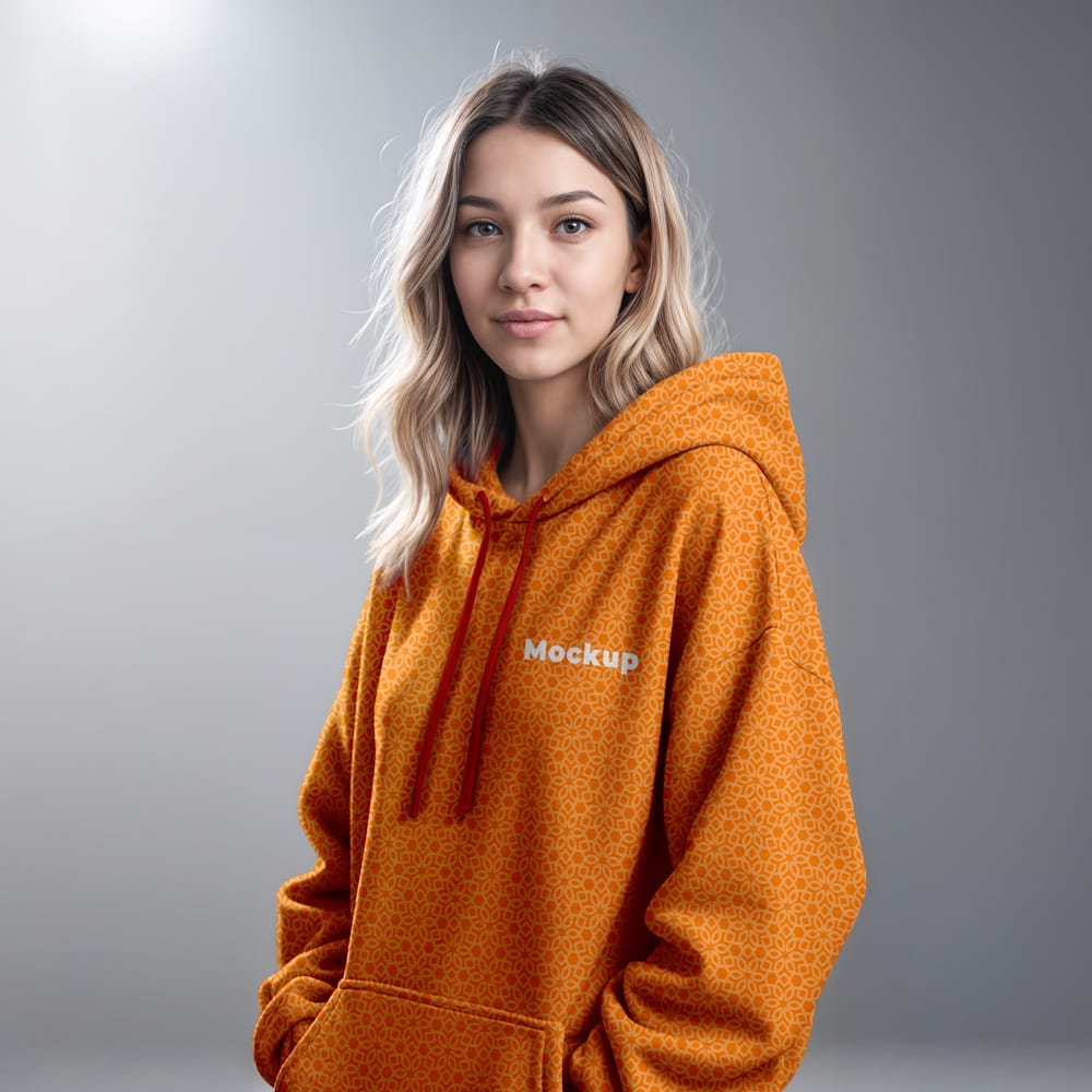 Free Urban Style Hoodie Mockup PSD 1 Free Urban Style Hoodie Mockup PSD