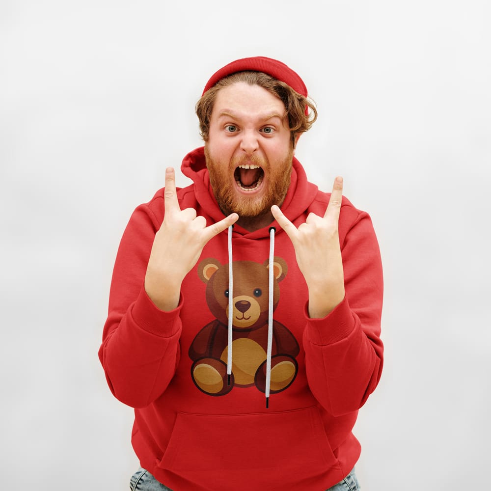 Free Emotional Man Wearing Hoodie Mockup PSD 1 Free Emotional Man Wearing Hoodie Mockup PSD