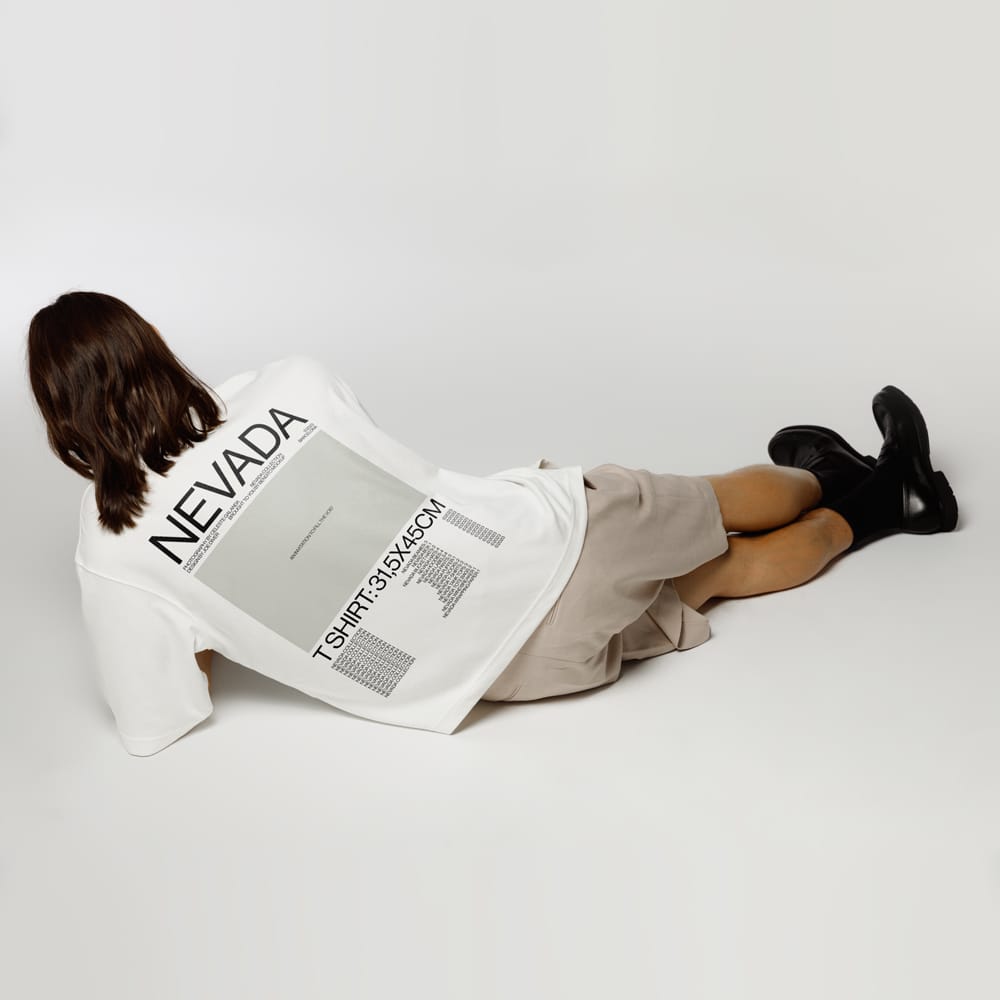 Free Urban Oversized T-Shirt Mockup Back View PSD 1 Free Urban Oversized T-Shirt Mockup Back View PSD