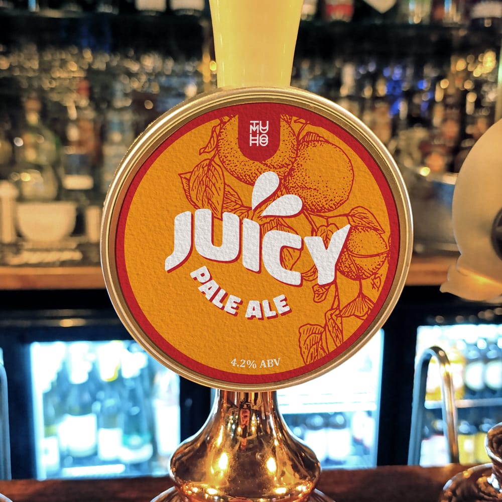 Free Pub Beer Tap Label Mockup PSD 1 Free Pub Beer Tap Label Mockup PSD