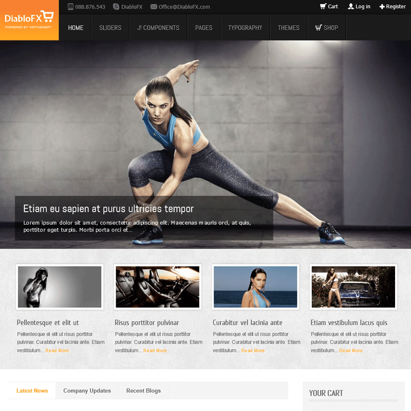 25 High Quality Premium Responsive CMS Joomla Templates