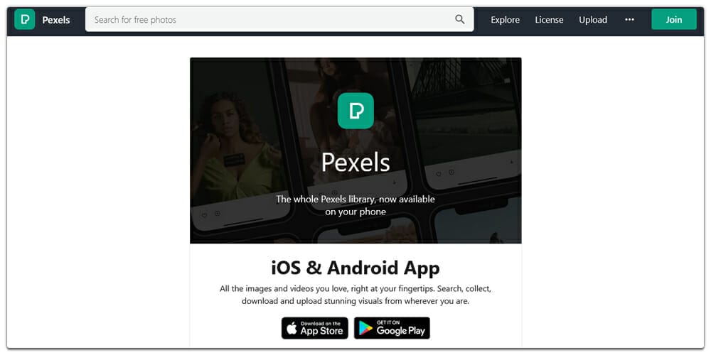 Pexels Free Photoshop Plugin