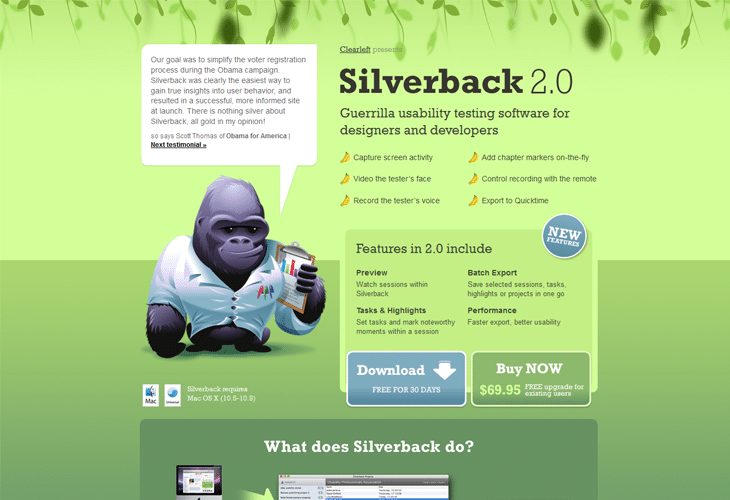 silver back app