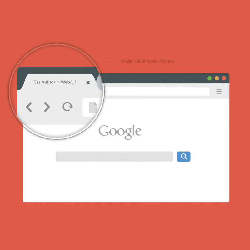 20 Free Web Browser Frame PSD Templates