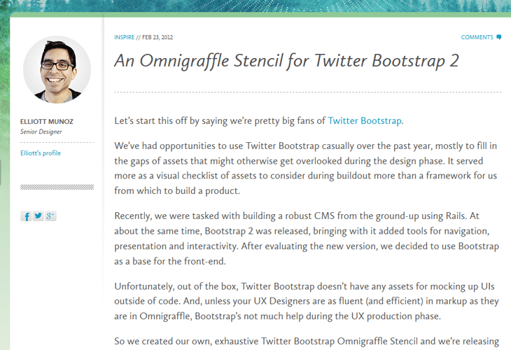An Omnigraffle Stencil for Twitter Bootstrap