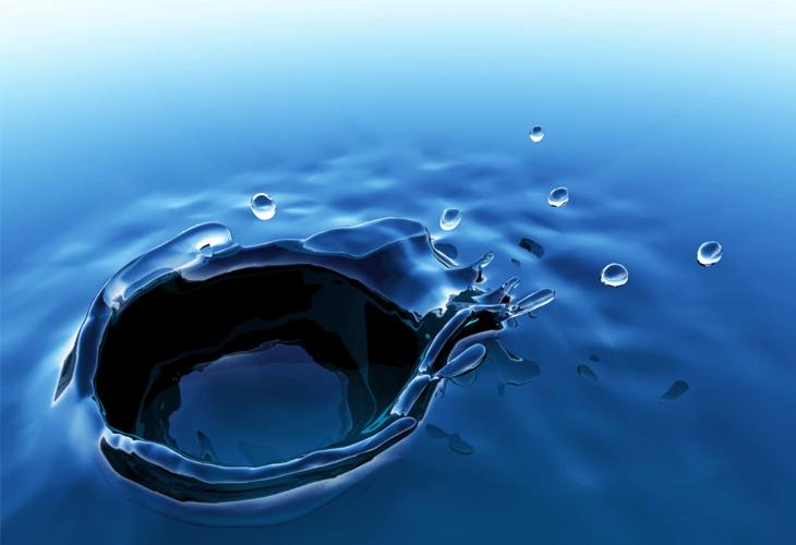 Blue Water Drop - cssauthor.com