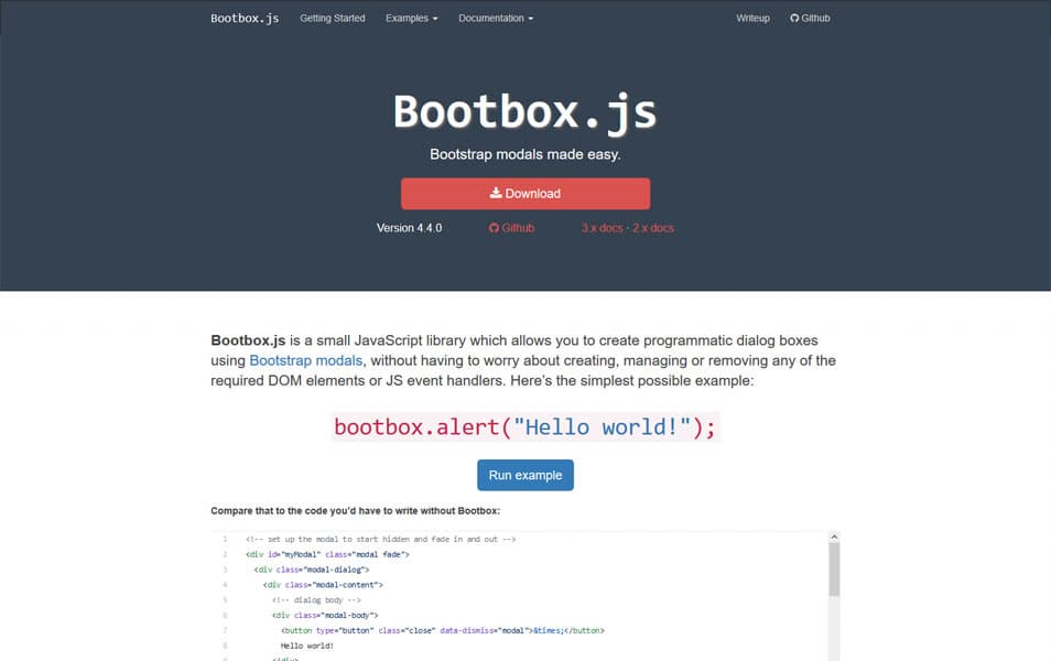Bootbox.js