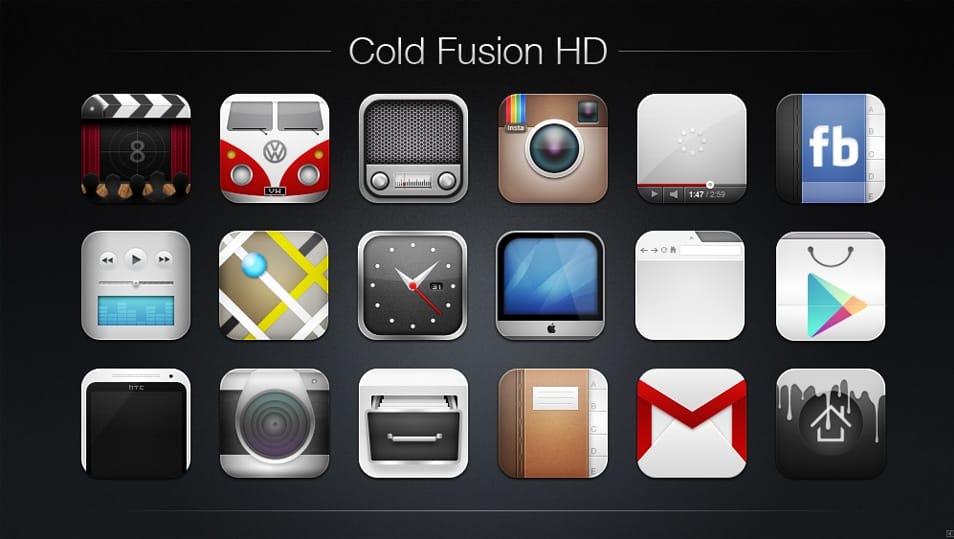 Cold Fusion HD Icon Pack