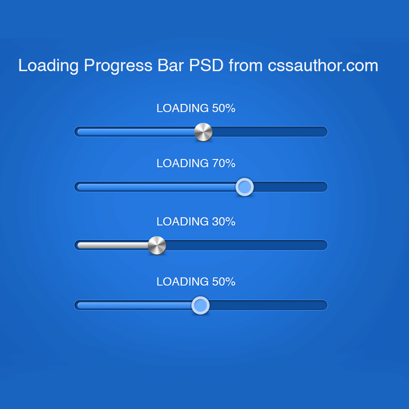 Download Free Progress and Loading Bars PSD