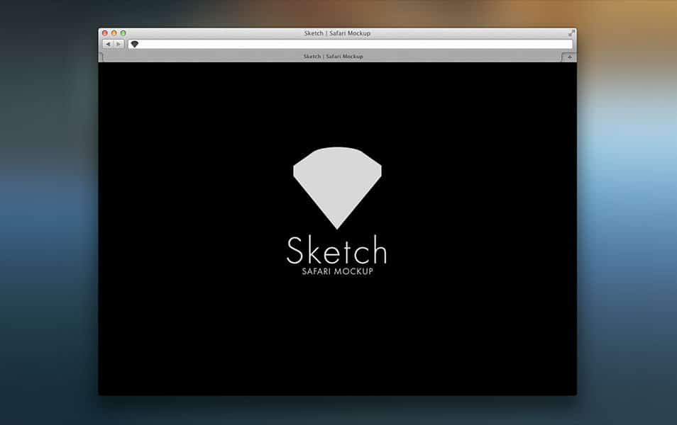 Safari Browser Sketch Mockup