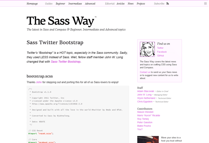 Sass Twitter Bootstrap
