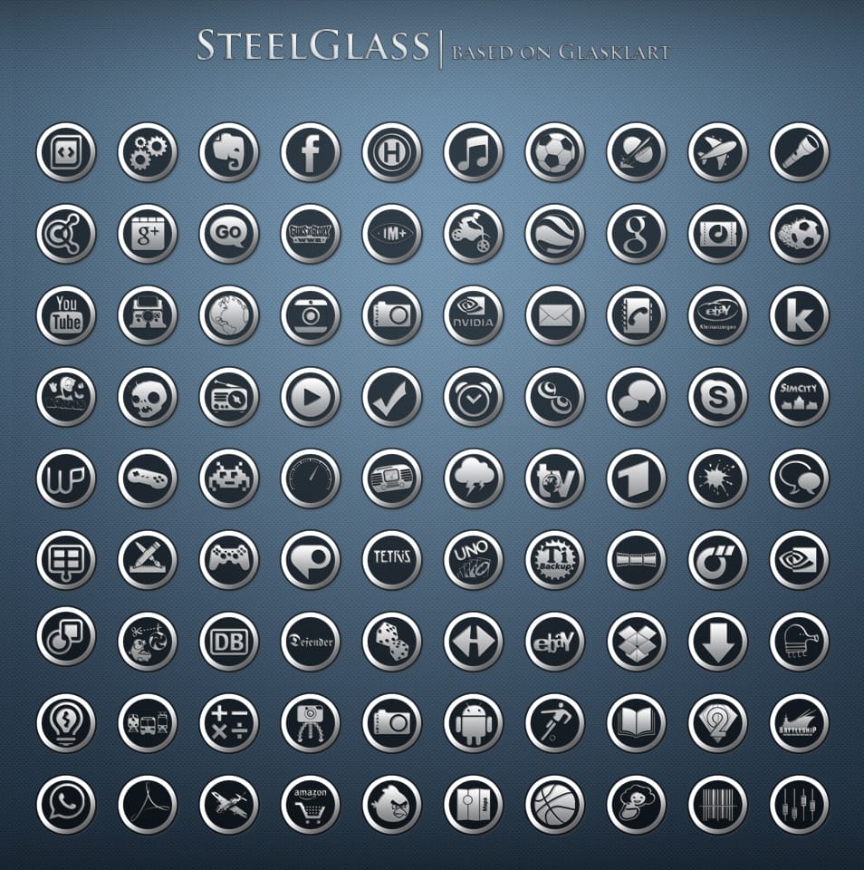SteelGlass Icons for Android