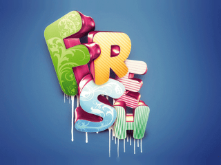 20 Best 3D Text Effect Photoshop Tutorials