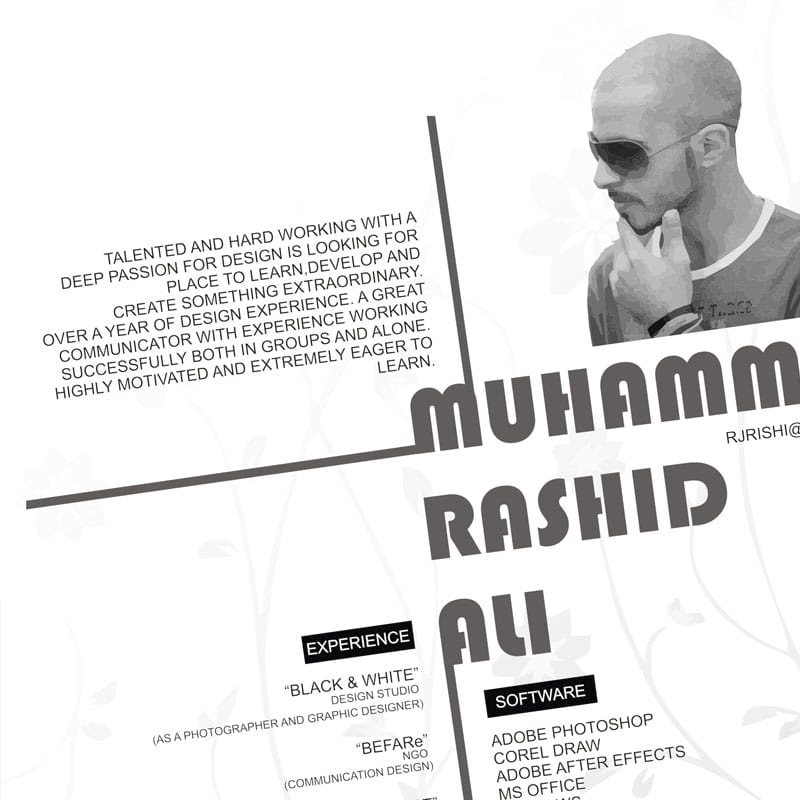 50 Creative CV Resume Design Inspiration