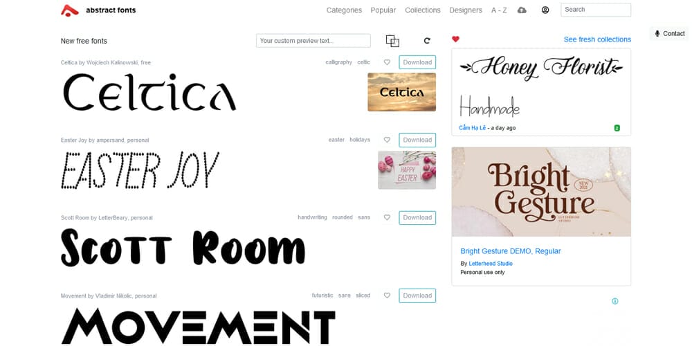 Free Font Resources For Designers 24 Abstractfonts
