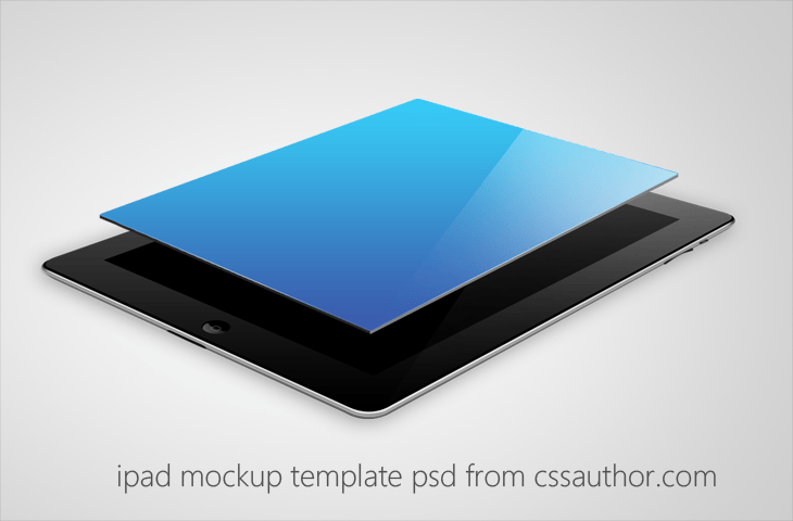 Beautiful iPad Mockup Template PSD for Free Download - cssauthor.com