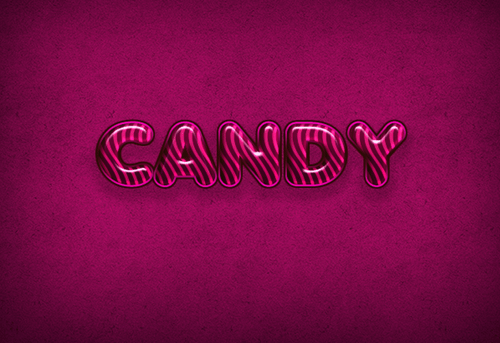 Candy Flavored Text Effect