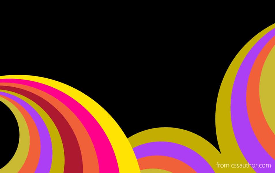 Color Abstract Background Round PSD