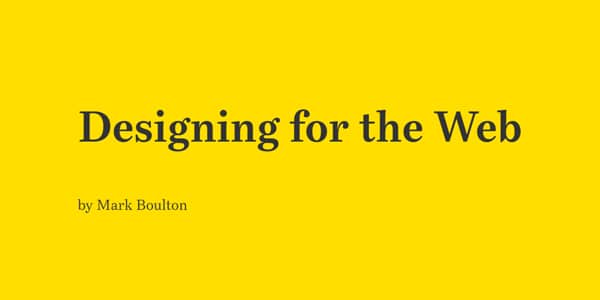 20 Best Books for Web Designers & Developers 19 Designing for the Web